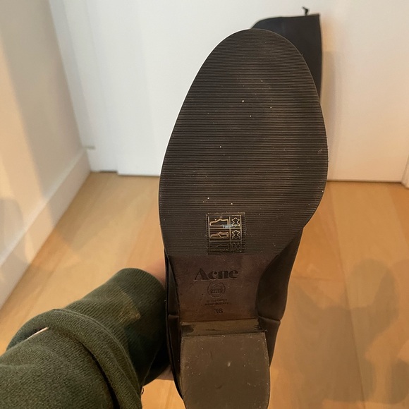 Acne Studios knee-high heeled boots - Picture 3 of 4